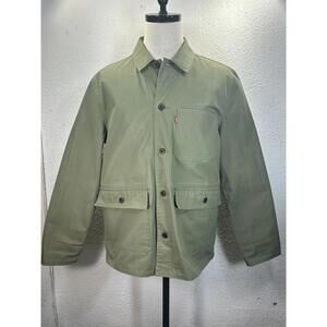 Levi's Men's Large Green Canvas Work Coat